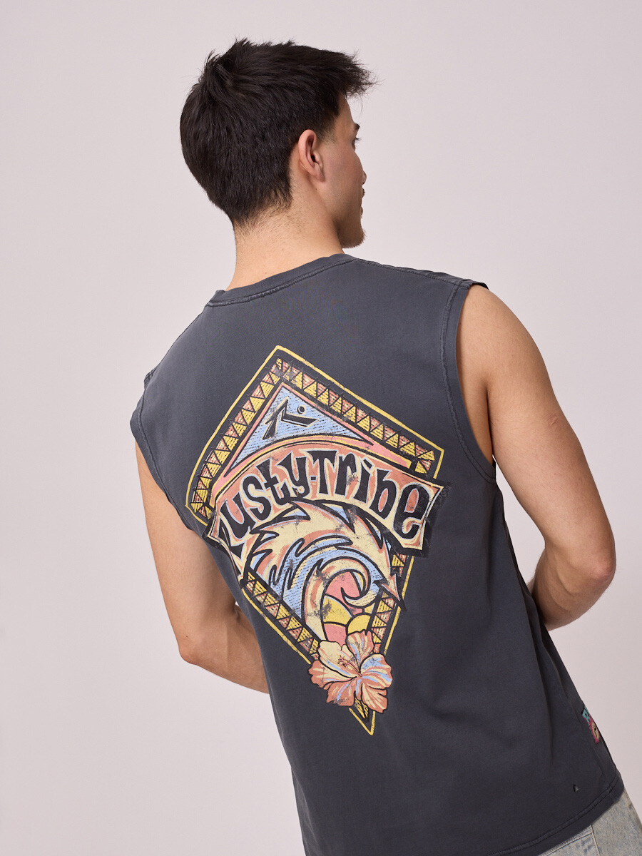 MUSCULOSA BIGOL RUSTY - Gris Oscuro 