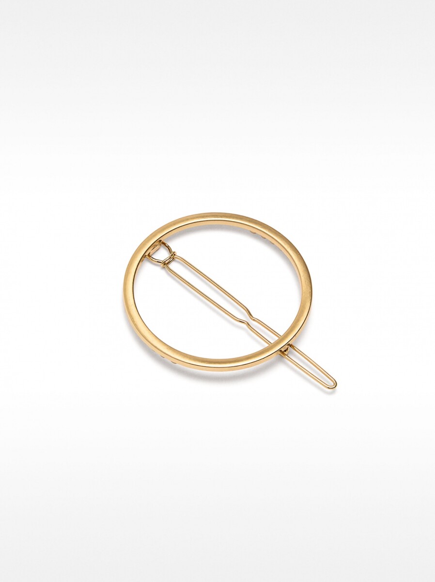 Pinza Circular Dorada - dorado 