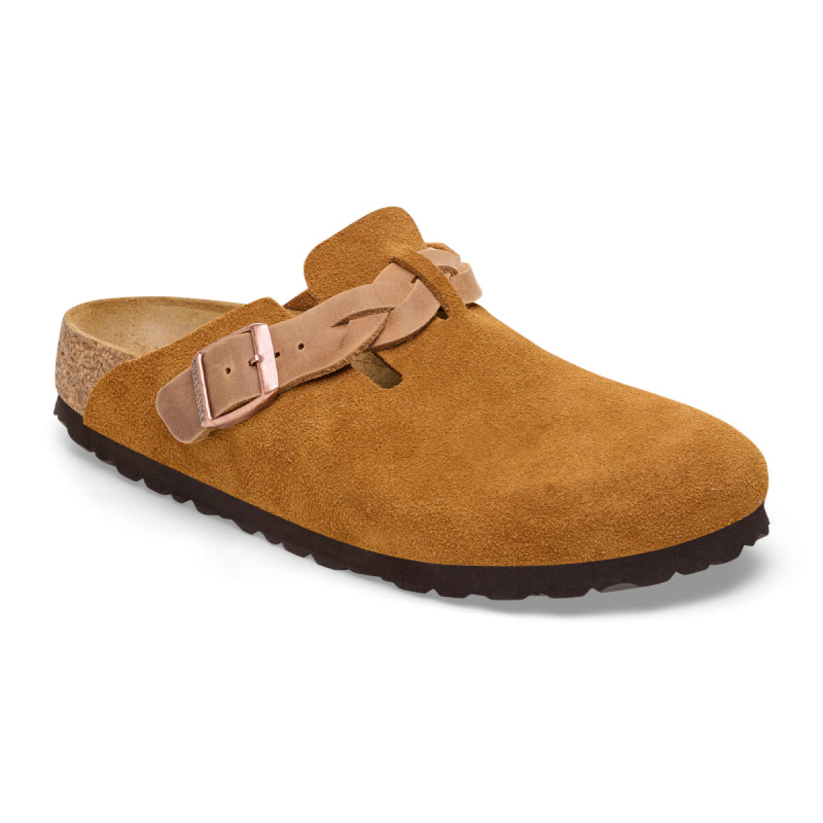 Zueco Boston LEVE Braided Mink - Estrecho - Brown 