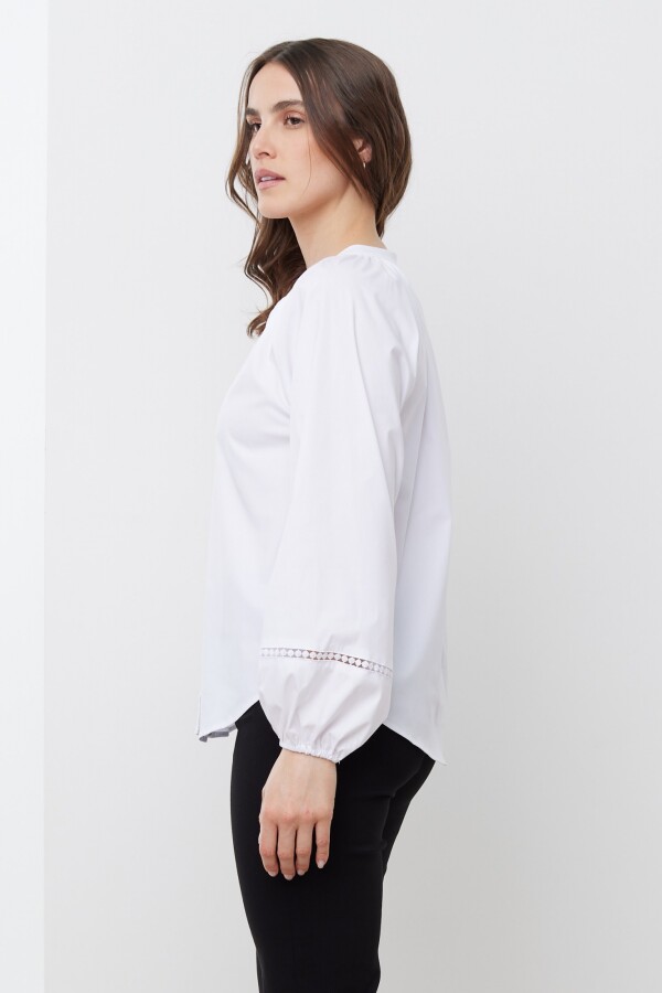 Blusa Algodon BLANCO