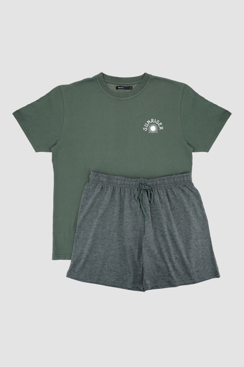 Pijama sunrise - Gris 
