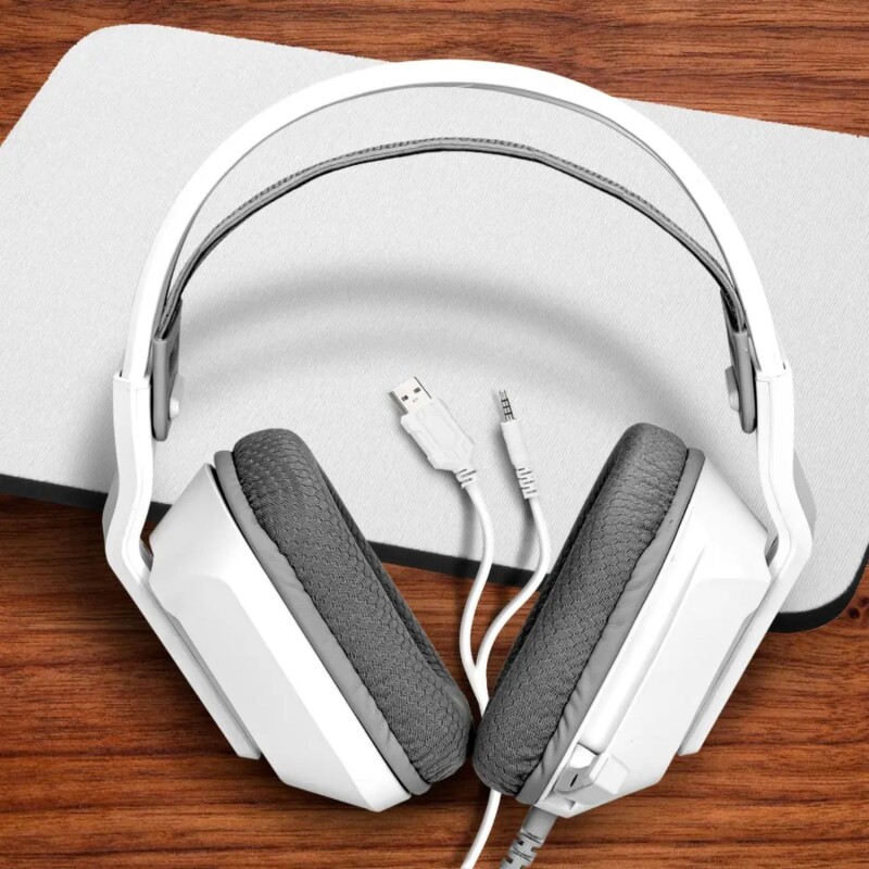 Auriculares Gamer Xtrike Me Rgb Modelo Gh-712 USB Blanco