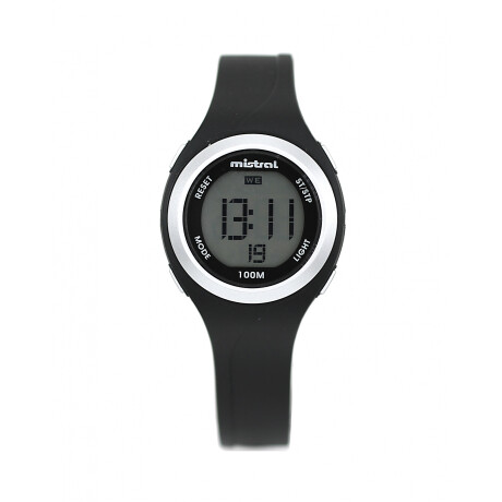 Reloj Mistral Deportivo Silicona Negro. "Producto sin caja" 0