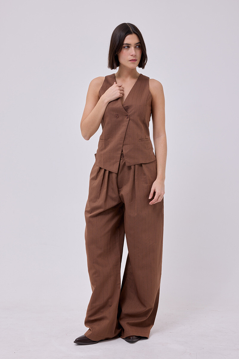 Pantalón Sastre - Chocolate 