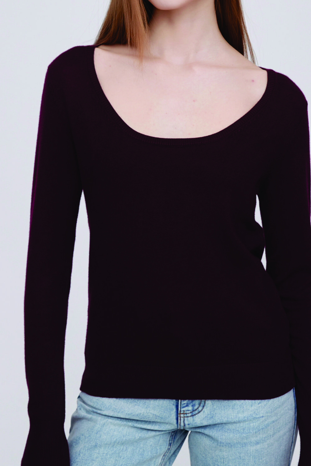 Sweater Teche Bordeaux