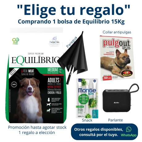 EQUILIBRIO PERRO ADULTO 15 + 3KG Equilibrio Perro Adulto 15 + 3kg