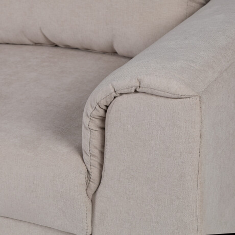 Sofá Aston (Outlet) - Tela Microfibra - 2 cuerpos Berlin 02 (Beige)