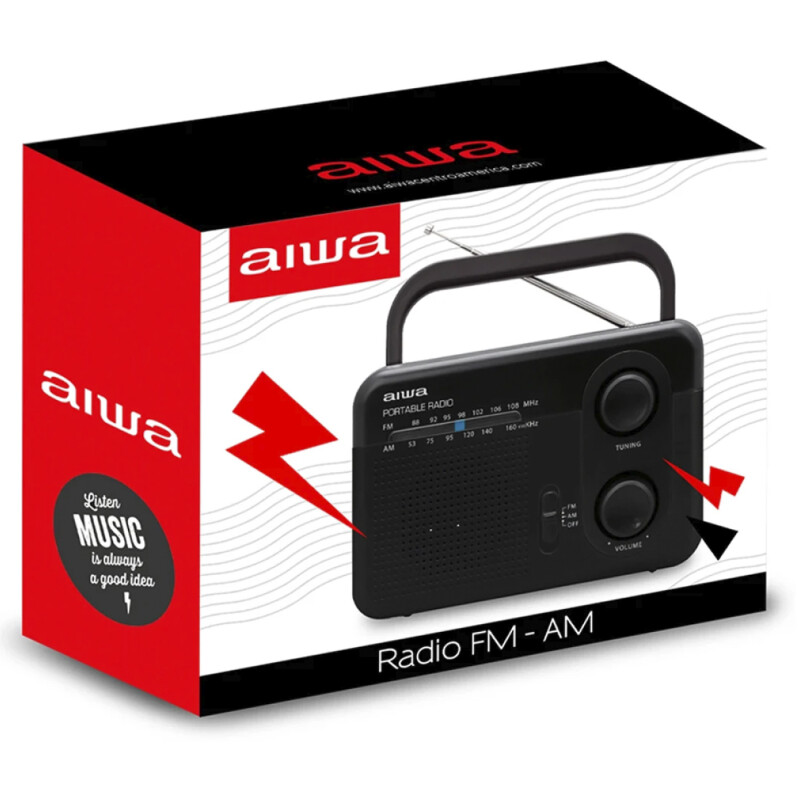 Radio Portátil Analógica AM/FM Aiwa AW-FML4 Radio Portátil Analógica AM/FM Aiwa AW-FML4