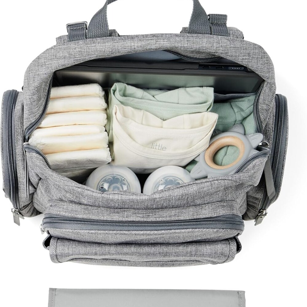 Mochila maternal LUNA skip hop gris