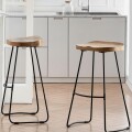 Banqueta Alta Industrial Black