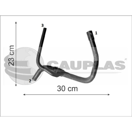 CAÑO CHEVROLET CELTA 1.0/1.4 C/ A.A 01/06 CALEF. C/BIF CAUPLAS CAÑO CHEVROLET CELTA 1.0/1.4 C/ A.A 01/06 CALEF. C/BIF CAUPLAS