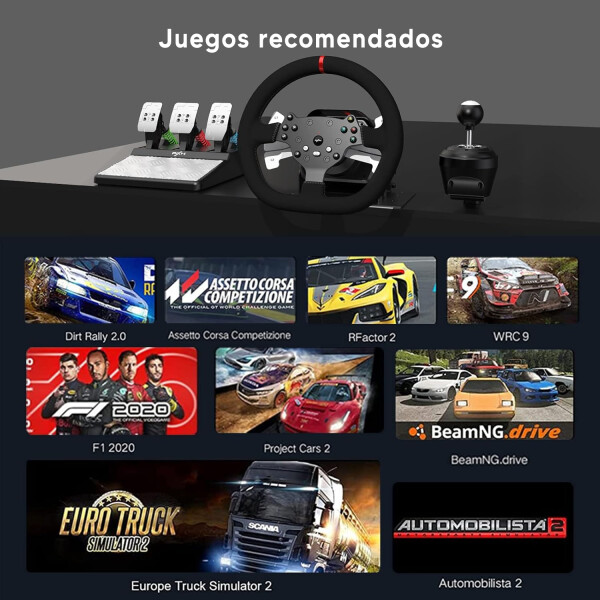 Volante Gamer Pxn V10 Pro Pc Ps4 Xbox One X S VOLANTE PXN V10 PRO PC/PS4/XBOX ONE X/S