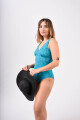 Malla con Corte Hojas Verdes