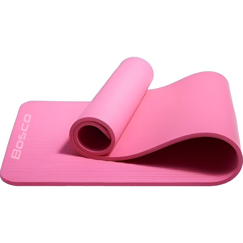 Colchoneta Yogamat 10mm Pilates Bosco Gym Multifuncional Rosa