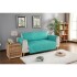 Cubre Sofa Sillon Protector Reversible 1 Cuerpo Cobertor Color Variante TURQUESA