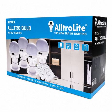 Set 4 lamparas LED inalámbricas Set 4 lamparas LED inalámbricas