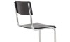 Silla de Comedor Metal Cromado - Impala Negro