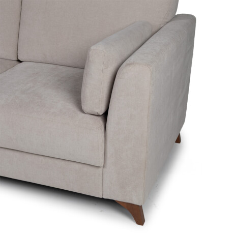 Rinconera Capri - Tela Microfibra - Chaise izquierdo Kruger 02-152 (Beige)