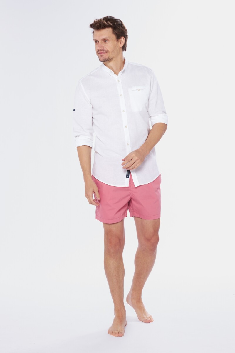 SHORT DE BAÑO LISO CORTO - Rosa 