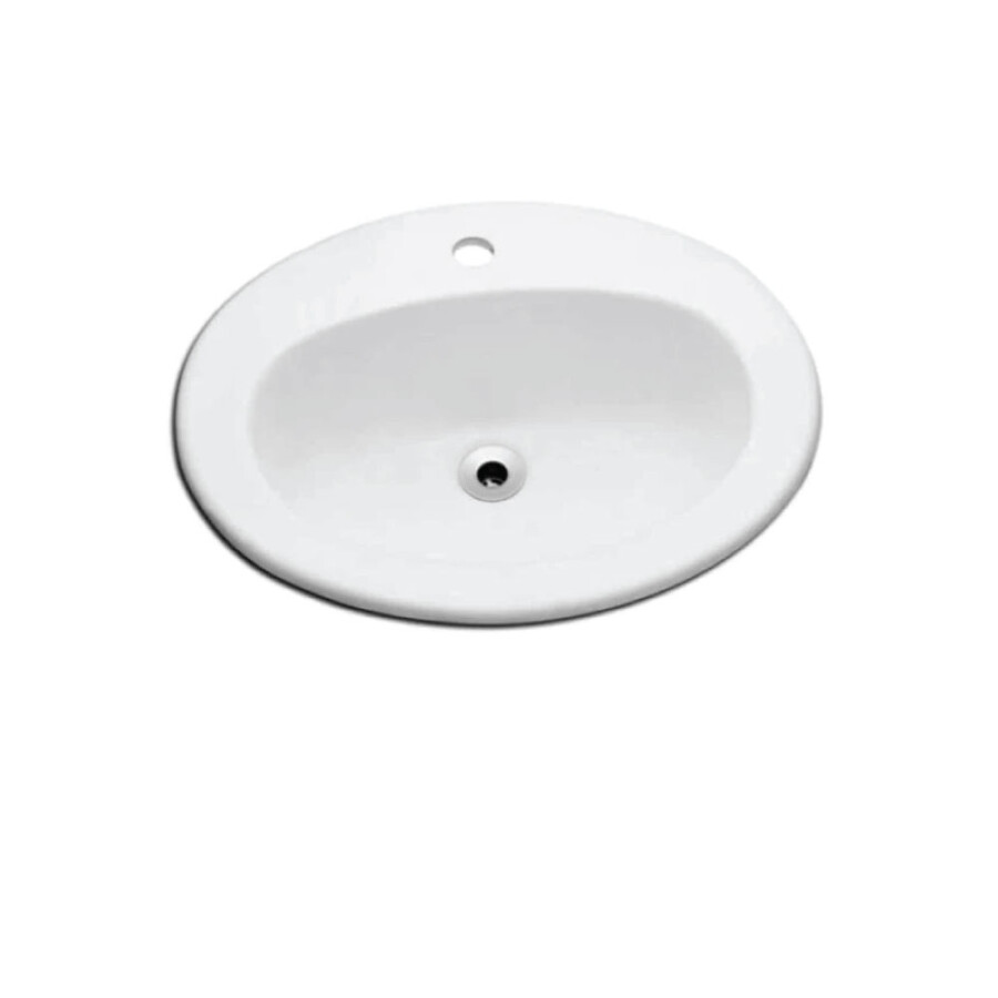 Lavatorio de sobreponer oval Blanca Lavatorio de sobreponer oval Blanca