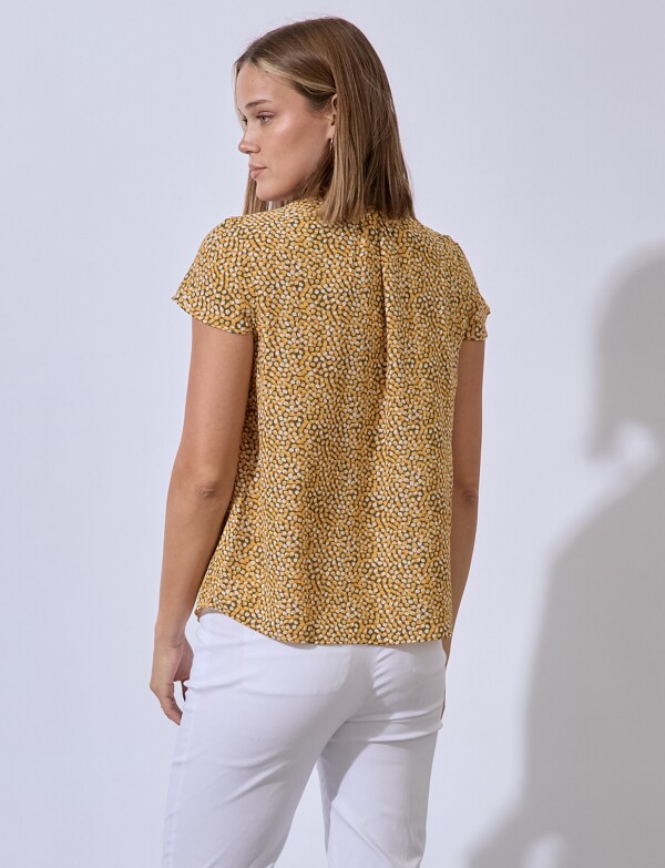 Blusa Dots MOSTAZA/MULTI