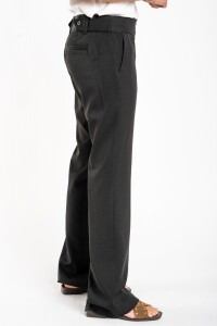 Pantalón Bengalina Recto Línea E.*- Negro