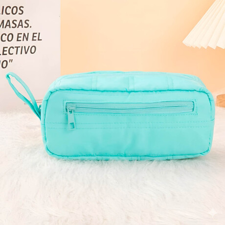 Mochila Urbana Expert + Cartuchera Set Puffer Celeste