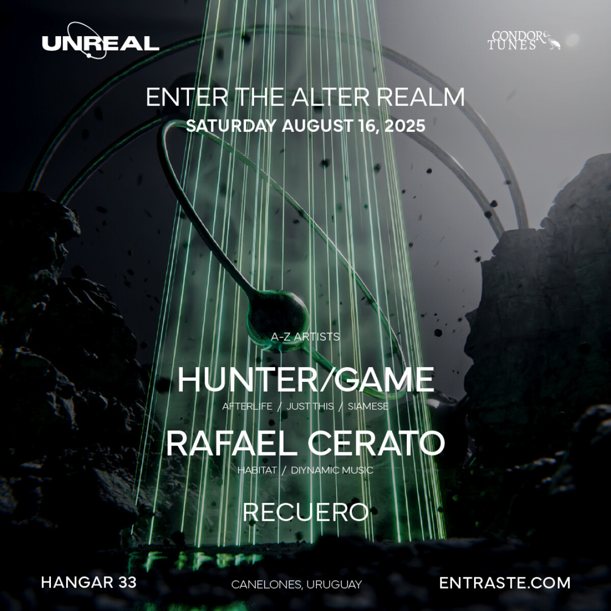 Unreal pres. Hunter Game and Rafael Cerato at Hangar 33 - General 