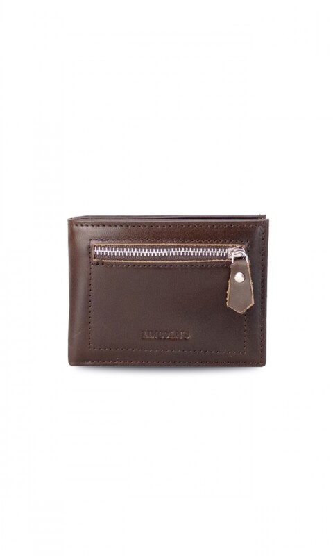 BILLETERA CUERO HÉRCULES MARRON