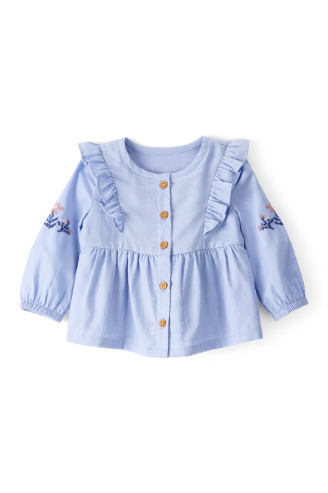 Bulsa de algodón, con bordado floral Bulsa de algodón, con bordado floral