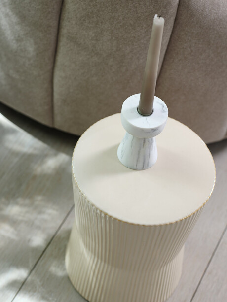 Soporte SIGMUND Ø23xA30cm crema Soporte SIGMUND Ø23xA30cm crema