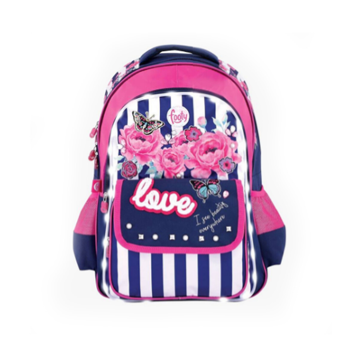 Mochila Footy Rosas - Rosa 