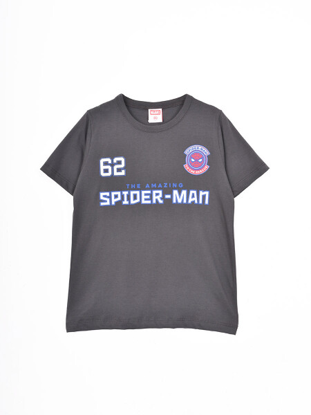 REMERA SPIDER 62 GRIS OSCURO