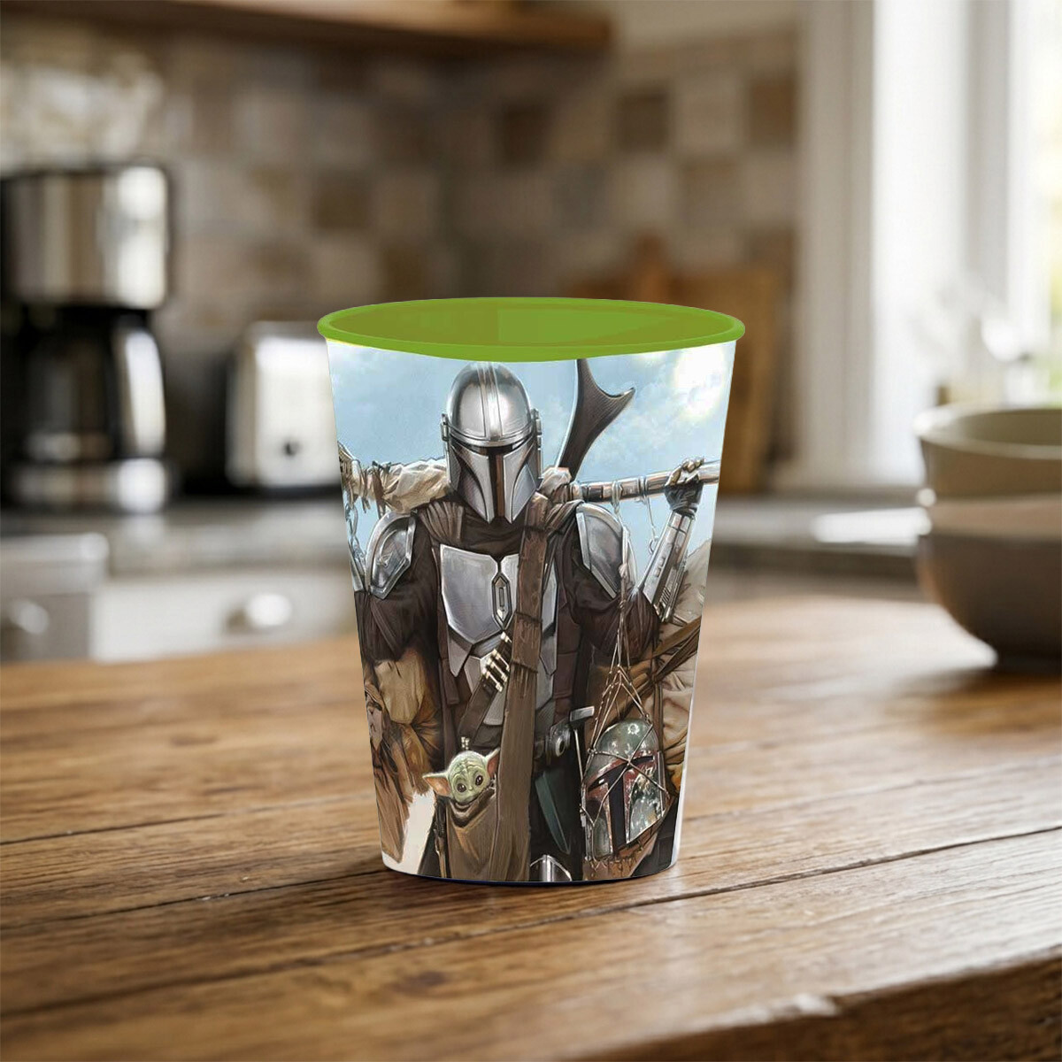 Vaso Plástico Star Wars 260 ml - VERDE 