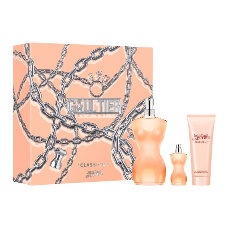 Jean Paul Gaultier Classique Estuche Eau De Toilette 100ml + 10ml + Loción Corporal 75ml - Femenino Jean Paul Gaultier Classique Estuche Eau De Toilette 100ml + 10ml + Loción Corporal 75ml - Femenino