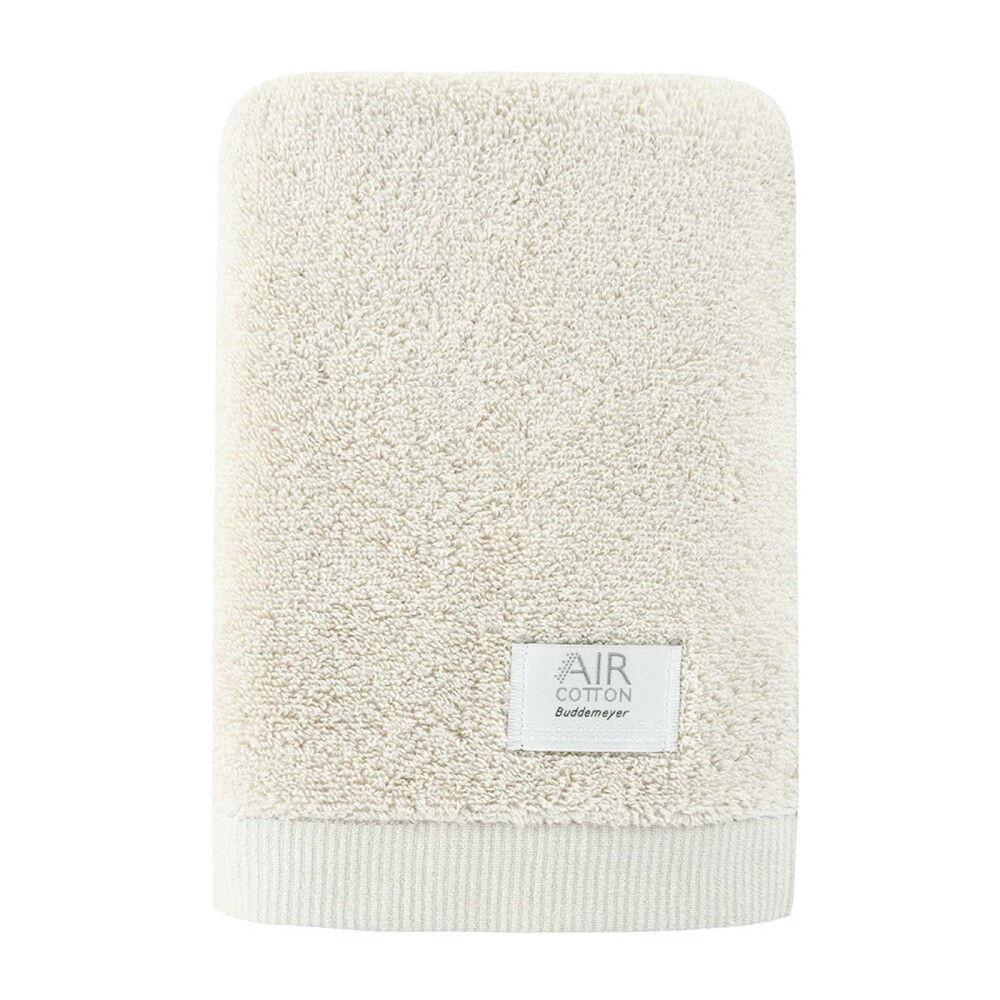 TOALLA DE MANO ALGODON NATURAL-BEIGE DUAL AIR BUDDEMEYER CREMA