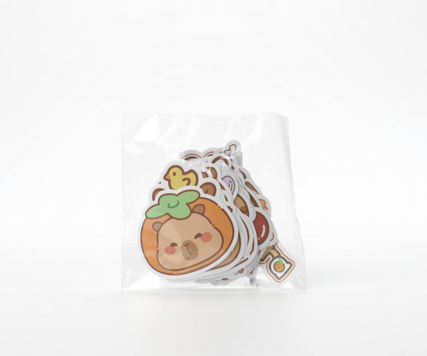 BOLSA DE STICKERS DE CAPIBARA 