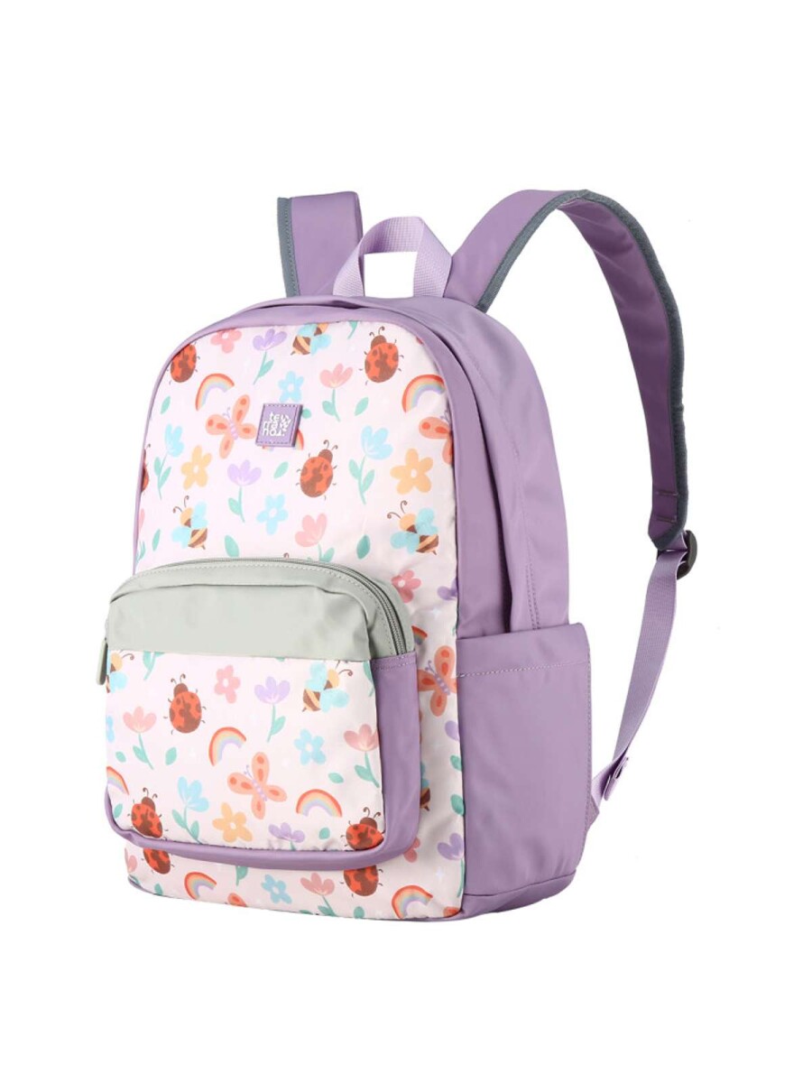 Mochila Infantil Kids - Purple Flower 