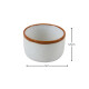 Set x2 Ramequin cerámica 9x5,5 cm BLANCO