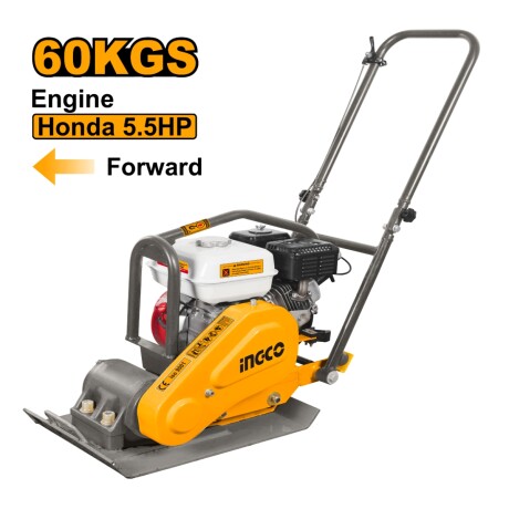 Plancha Compactadora 60KG Motor Honda 5.5HP Ingco 001