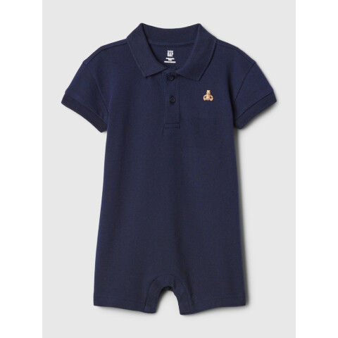 PIQUE POLO SHORTIE NAVY UNIFORM