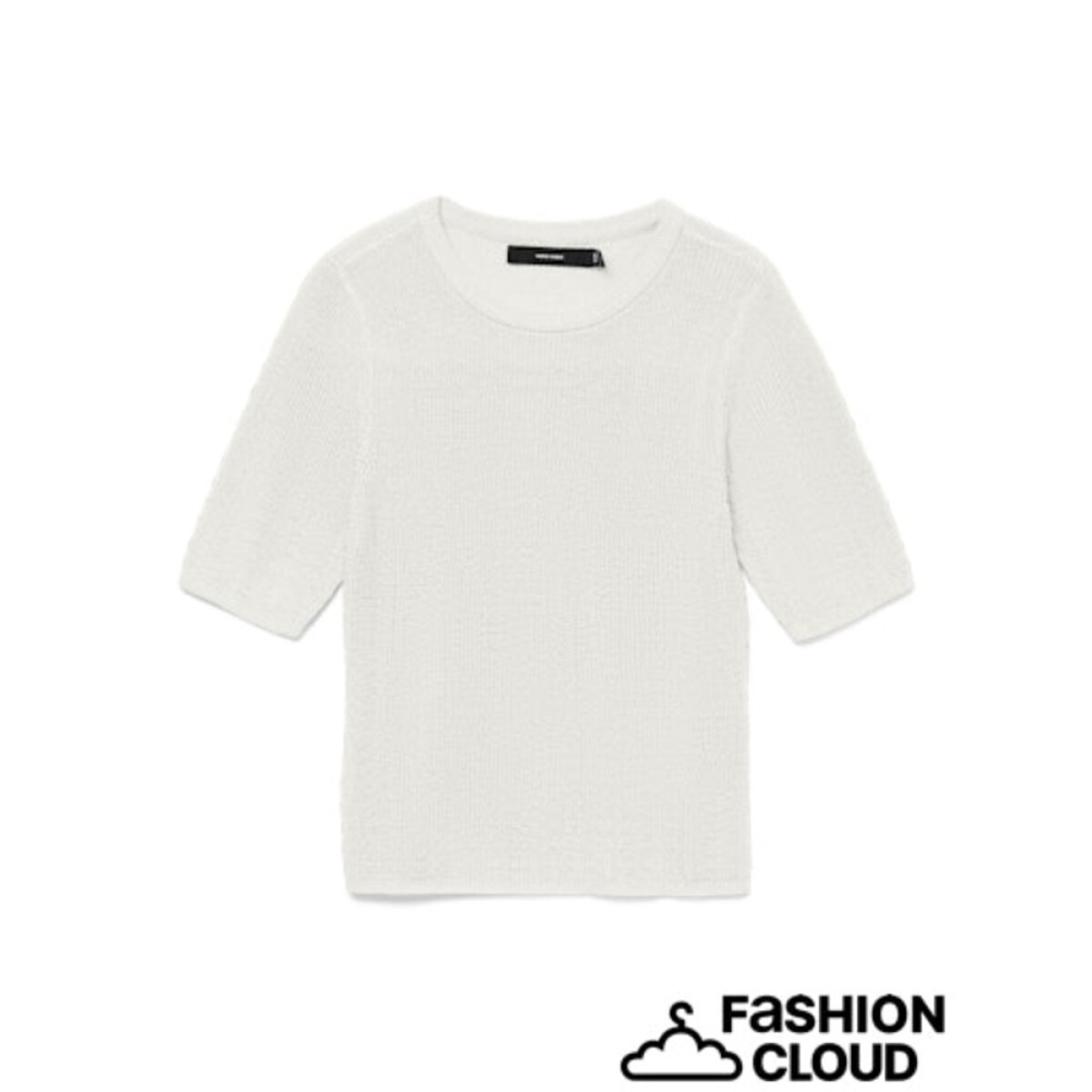 VMNEWLEXSUN SHINE 2/4 O-NECK PULL - SNOW WHITE 