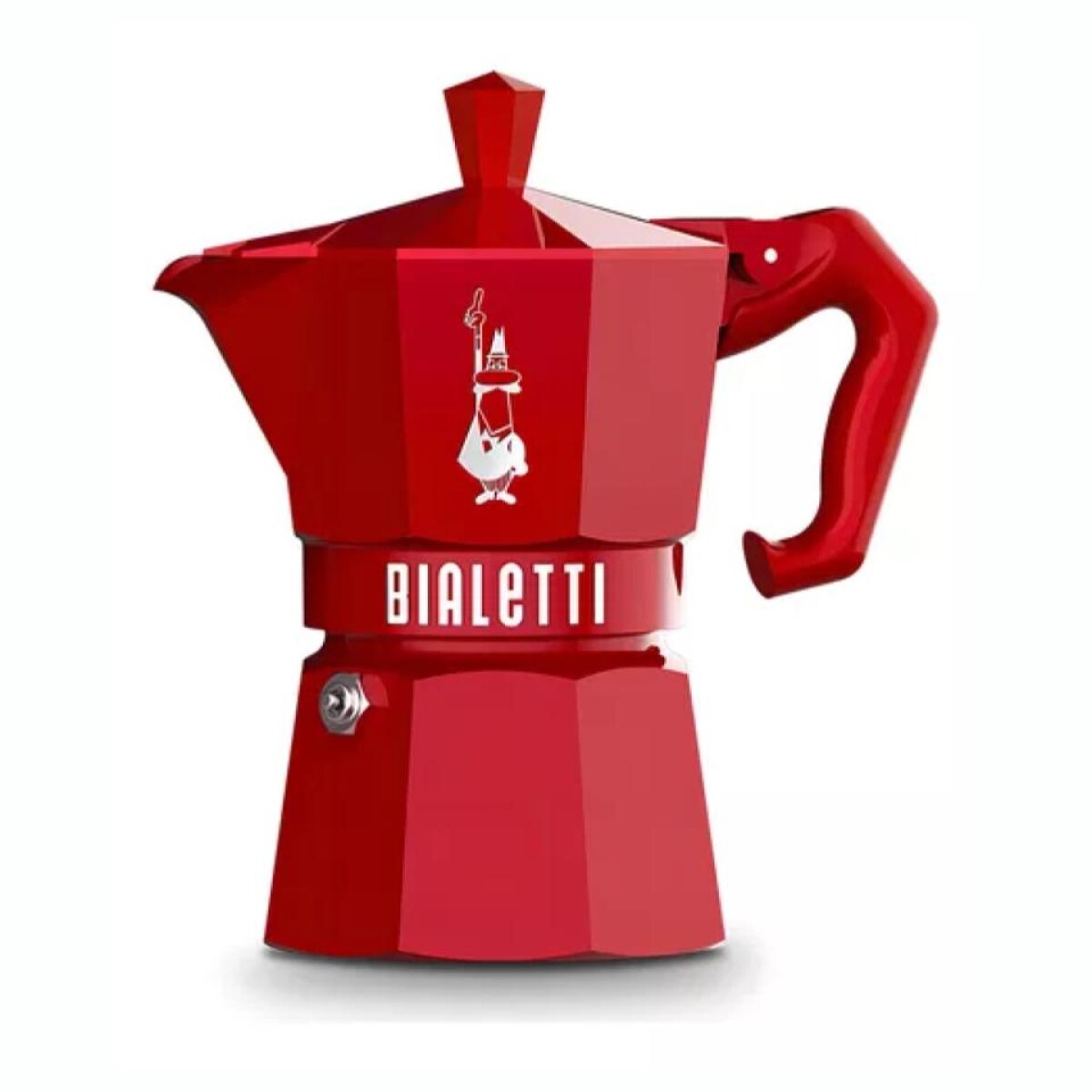 Cafetera Italiana BIALETTI Moka Exclusive 3 Tazas - Roja 