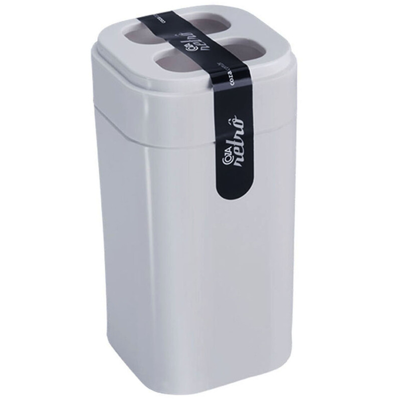 Porta cepillo 6,5x6,5x12,7 cm BLANCO