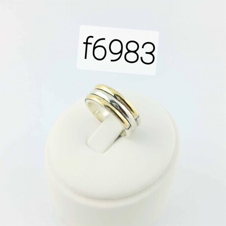 Anillo de plata 925 con double de oro 18k. IDEAL PARA USAR COMO ALIANZA. Anillo de plata 925 con double de oro 18k. IDEAL PARA USAR COMO ALIANZA.