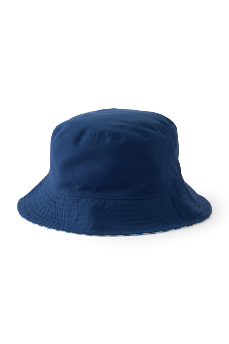 Gorro reversible, azul y rayas Gorro reversible, azul y rayas