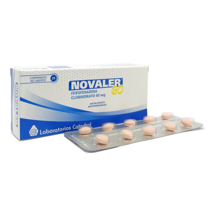 NOVALER 60 MG CJ X 20 COMP. REC. única
