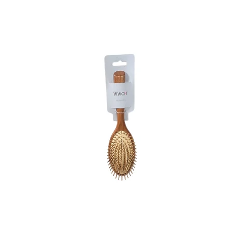 Cepillo de pelo madera ovalado 23.8x7.8cm Cepillo De Pelo Madera Ovalado 23.8x7.8cm