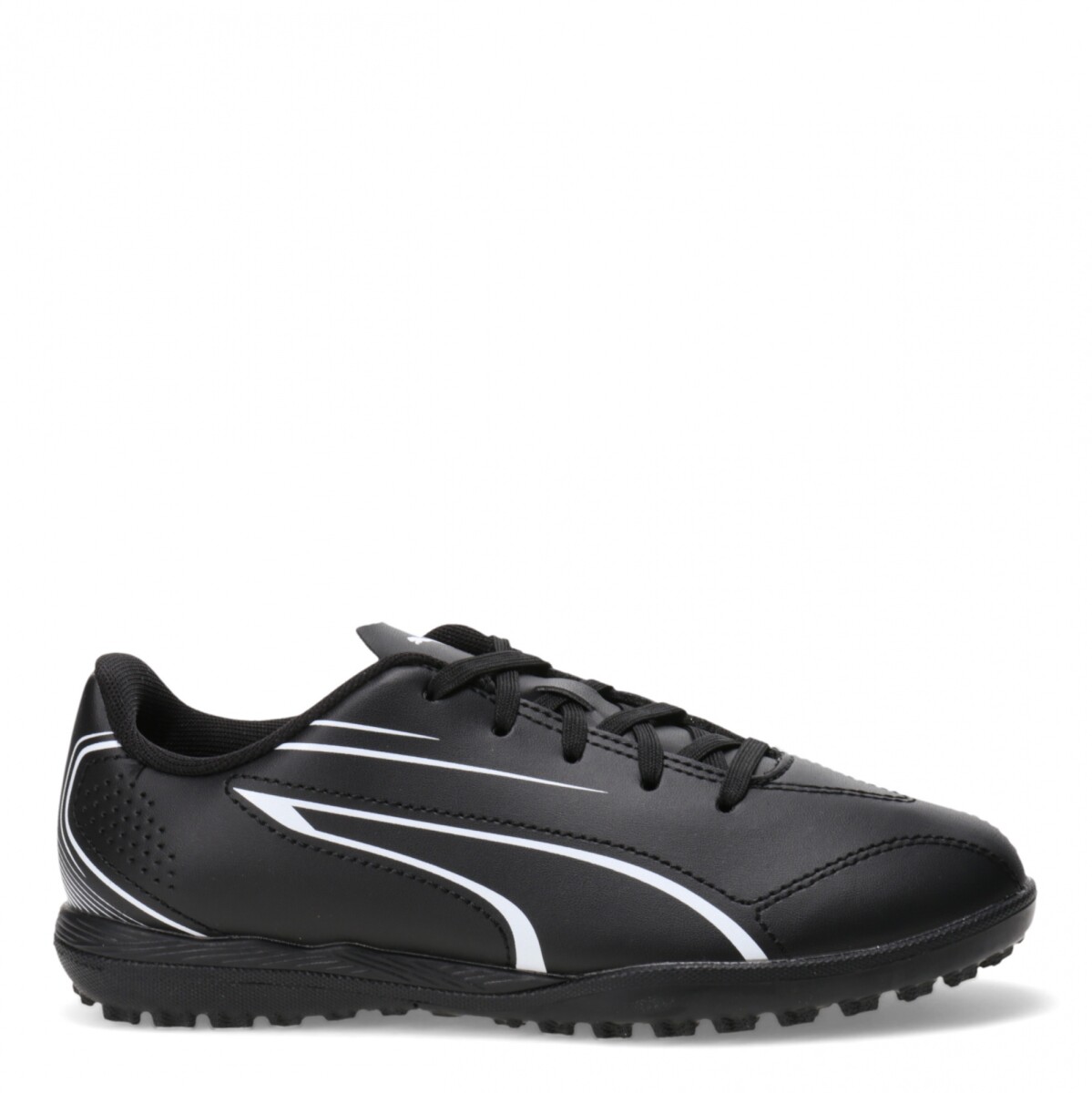 Championes de Fútbol 5 Infantiles Puma Vitoria TT - Negro - Blanco 