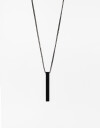 Collares Cortos Metal Collar De Acero Men's Collection - Negro